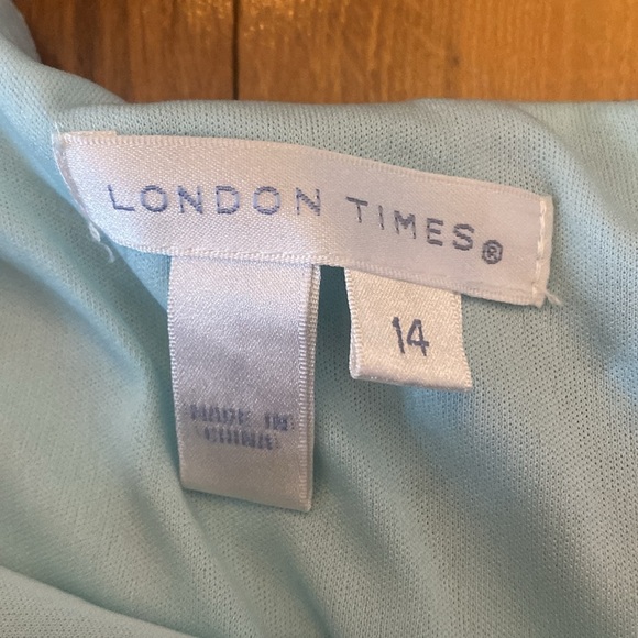 London Times Women’s Pink and Purple Cheetah Print Dress Size 14 - Picture 3 of 7